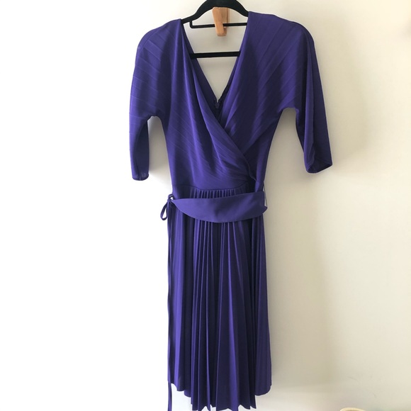 BCBG Max Azria Pleated Jersey Knit Cruz Dress - Picture 2 of 3